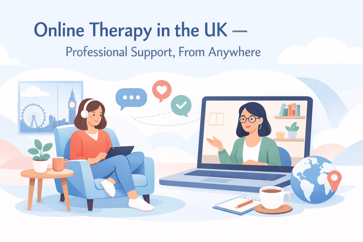 Online Therapy in the UK: Professional Support, From Anywhere